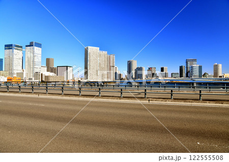 晴海大橋より晴海、豊洲方面を望む(東京都中央区)【2025.1】 晴海大橋より晴海、豊洲方面を望む(東京都中央区)【2025.1】 122555508