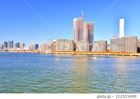 豊洲大橋より晴海フラッグ方面を望む(東京都江東区)【2025.1】 122555699