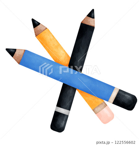 pencil isolated on white background pencil isolated on white background 122556602