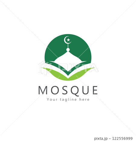 mosque logo template design vector  emblem  concept design  creative symbol  icon mosque logo template design vector  emblem  concept design  creative symbol  icon 122556999