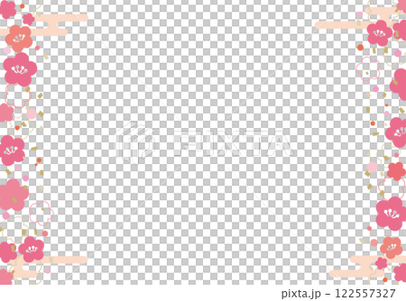 李子開花框架例證 李子開花框架例證 122557327