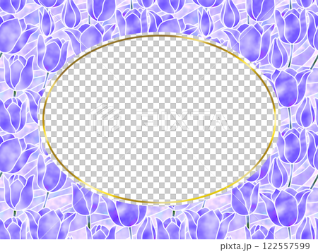 Tulip seamless pattern A-5 Tulip seamless pattern A-5 122557599