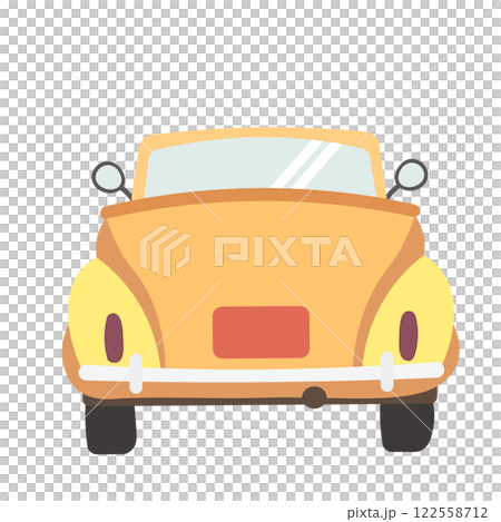 敞篷車後部的插圖 敞篷車後部的插圖 122558712