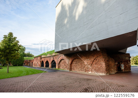 Belarus, Brest, August 2023: The ruins of the Brest Fortress Belarus, Brest, August 2023: The ruins of the Brest Fortress 122559176