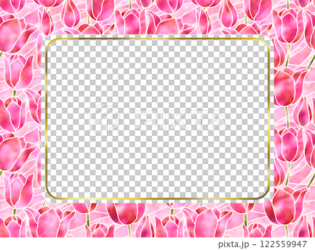 Tulip seamless pattern C-3 Tulip seamless pattern C-3 122559947