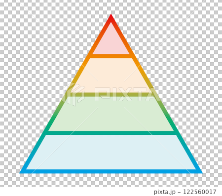 Pyramid hierarchy icon 4 levels Pyramid hierarchy icon 4 levels 122560017