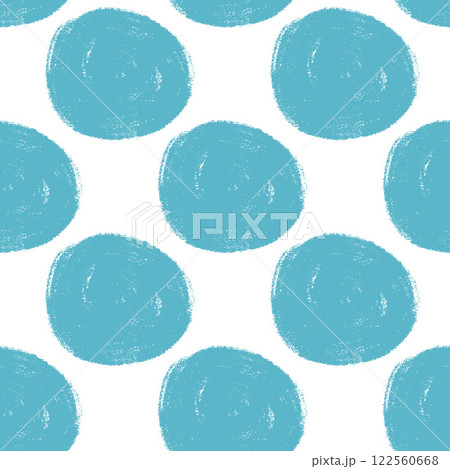Polka dots abstract seamless pattern marker drawn. Circular spots allover background. Round brush blobs repeat cover. Scribble painted elements. Vector surface design festive motif. Polka dots abstract seamless pattern marker drawn. Circular spots allover background. Round brush blobs repeat cover. Scribble painted elements. Vector surface design festive motif. 122560668