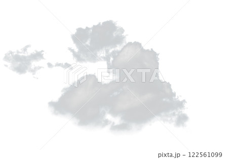 Clouds isolated on white background 122561099