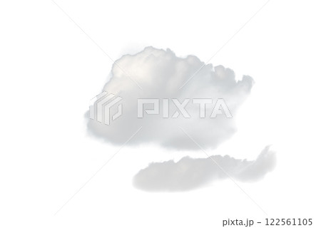 Clouds isolated on white background 122561105