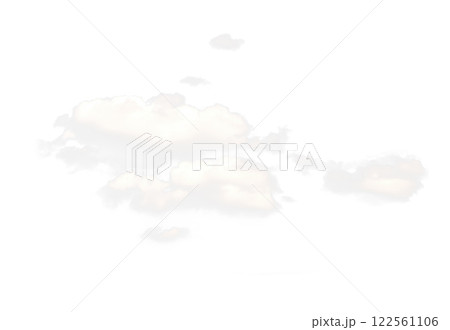 Clouds isolated on white background 122561106