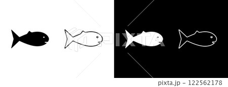 Fish icon. Fish icon. 122562178