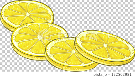 Lemon Fruit Colored Detailed Illustration. Lemon Fruit Colored Detailed Illustration. 122562981