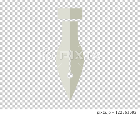 Simple dip pen illustration - Pen tip Simple dip pen illustration - Pen tip 122563692