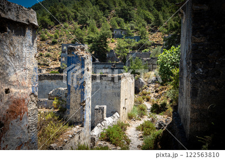Karmylessos. Lebessos. Kayakoy. Greek abandoned cursed town in Turkey Karmylessos. Lebessos. Kayakoy. Greek abandoned cursed town in Turkey 122563810