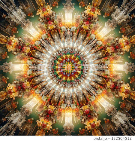 Colorful Mandala. 122564512