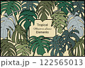 Leaves tropical exotic design element abstract texture aesthetic background Leaves tropical exotic design element abstract texture aesthetic background 122565013
