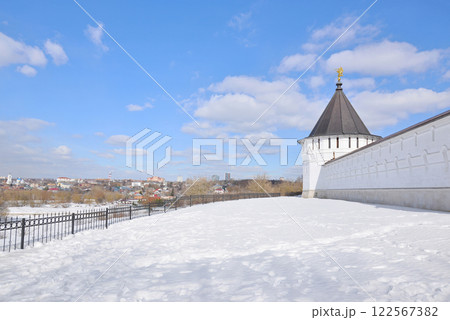 Serpukhov, Russia, Vysotsky Conception Monastery and general view of the city 122567382