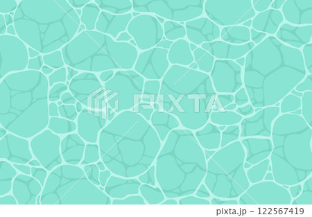 水面のベクターイラスト シンプル 海 波 水 水面のベクターイラスト シンプル 海 波 水 122567419