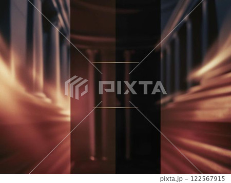 抽象的な風景の背景用イラスト 抽象的な風景の背景用イラスト 122567915