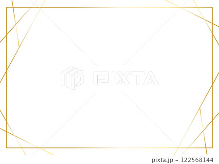 ゴージャスな金色ラインの華奢なフレーム ゴージャスな金色ラインの華奢なフレーム 122568144