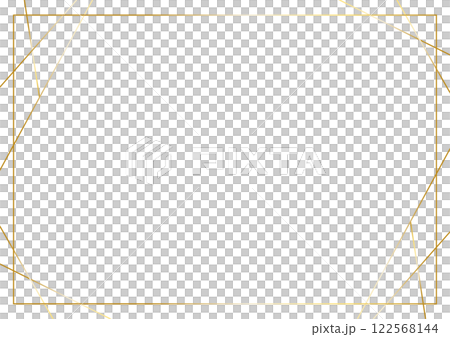 ゴージャスな金色ラインの華奢なフレーム ゴージャスな金色ラインの華奢なフレーム 122568144