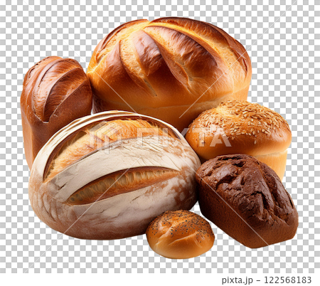 Artisan Selection of Classic Baked Breads 122568183