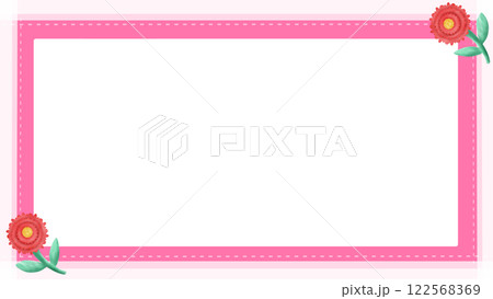 cute minimal vintage frame background 122568369