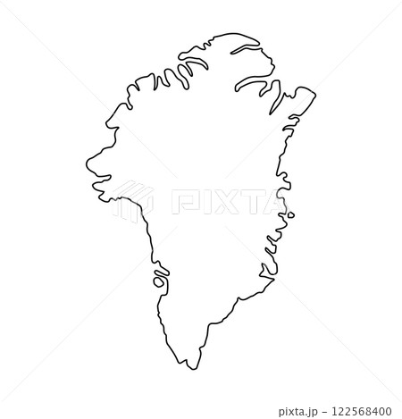 Greenland Map Icon 122568400