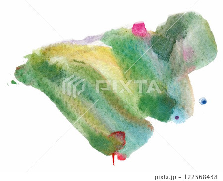 A vibrant watercolor landscape with flowing green hues, gentle textures, and rich color variations, evoking tranquility and the beauty of nature in a serene abstract form A vibrant watercolor landscape with flowing green hues, gentle textures, and rich color variations, evoking tranquility and the beauty of nature in a serene abstract form 122568438