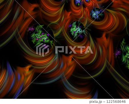 Imaginatory fractal abstract background Image 122568646