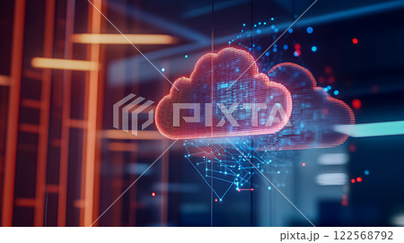 次世代クラウドテクノロジー:デジタル世界の未来イメージ 次世代クラウドテクノロジー:デジタル世界の未来イメージ 122568792