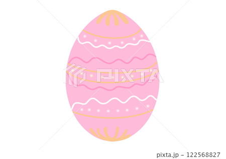 Happy Easter.Set of Easter eggs with different textures on a white background.Spring holiday. Illustration isolated. Happy easter eggs. Happy Easter.Set of Easter eggs with different textures on a white background.Spring holiday. Illustration isolated. Happy easter eggs. 122568827