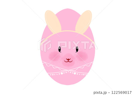 Happy Easter.Set of Easter eggs with different textures on a white background.Spring holiday. Illustration isolated. Happy easter eggs. Happy Easter.Set of Easter eggs with different textures on a white background.Spring holiday. Illustration isolated. Happy easter eggs. 122569017