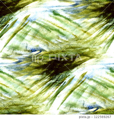 Watercolor Green Abstract Texture Seamless Pattern Watercolor Green Abstract Texture Seamless Pattern 122569267