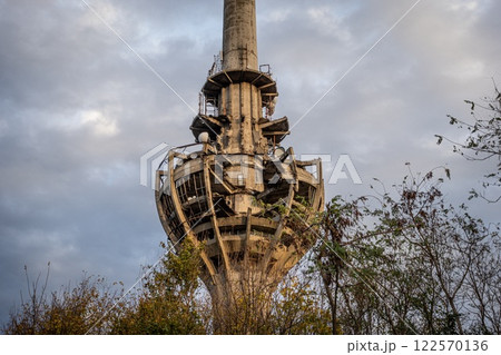 Iriski Venac TV Tower bombed by NATO. Novi Sad. Serbia. Fruska Gora Iriski Venac TV Tower bombed by NATO. Novi Sad. Serbia. Fruska Gora 122570136
