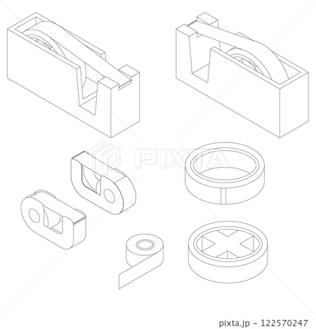 テープカッター テープカッター 122570247