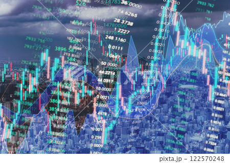 投資イメージ ローソク足 投資イメージ ローソク足 122570248