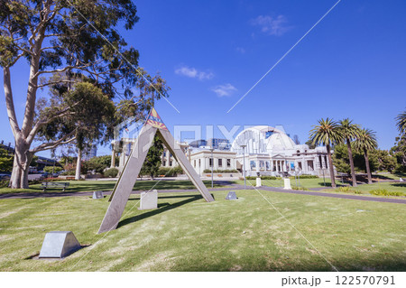 Johnstone Park in Geelong CBD Australia 122570791