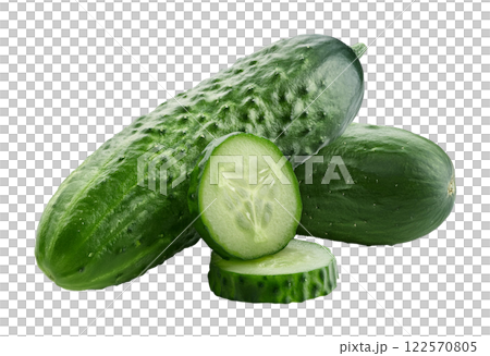 Crisp and Juicy Green Cucumber Crisp and Juicy Green Cucumber 122570805