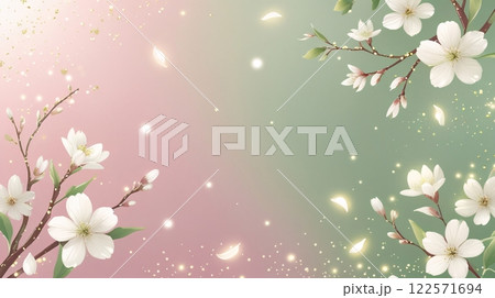 春のグラデーション背景画像_02 122571694