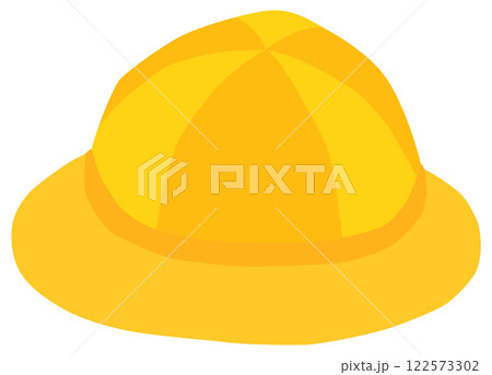 通学帽子 ハット型 ベクター素材 通学帽子 ハット型 ベクター素材 122573302