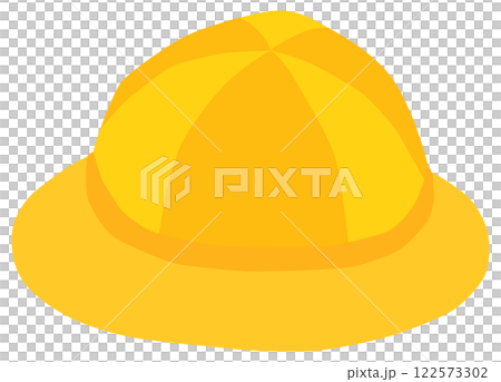 通学帽子 ハット型 ベクター素材 通学帽子 ハット型 ベクター素材 122573302