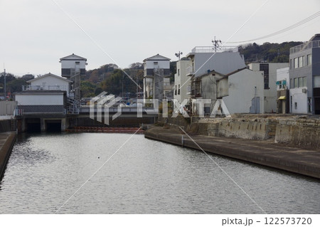 玉島の町並み　岡山県倉敷市 122573720