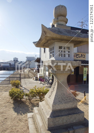 玉島の町並み　通町商店街　 122574361