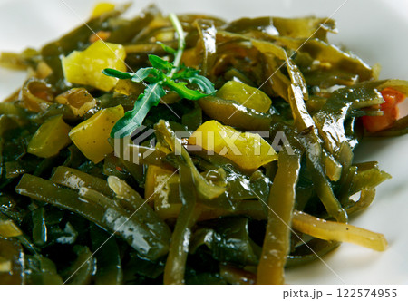 salad seaweed and capers salad seaweed and capers 122574955