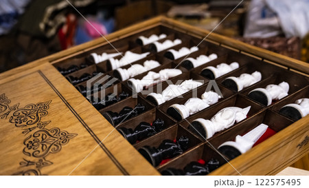 ready-made handmade furniture, boxes, chairs, chessboard, backgammon 122575495