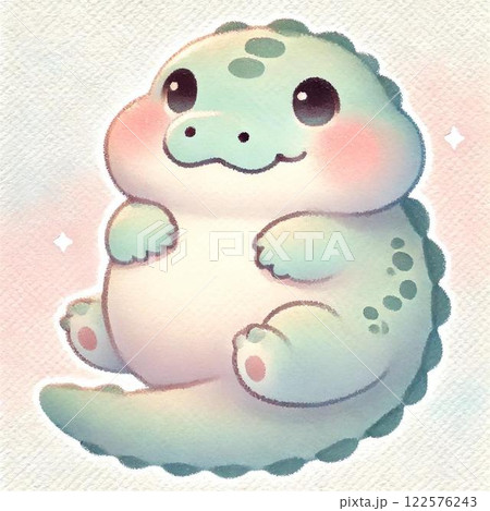 ワニ かわいい 海 イラスト 水族館 ワニ かわいい 海 イラスト 水族館 122576243