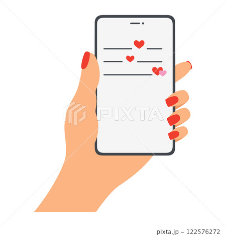 love message on phone 122576272