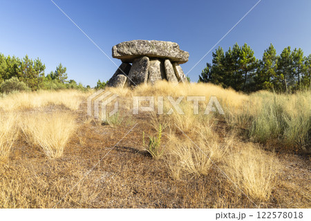 Dolmen Anta de Fonte Coberta near Alijo, Vila Cha, Portugal Dolmen Anta de Fonte Coberta near Alijo, Vila Cha, Portugal 122578018