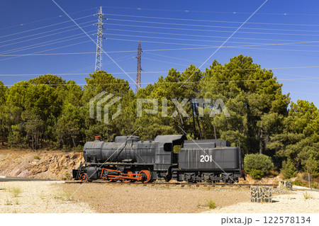 Steam engine, oldest copper mines in the world, Minas de Riotinto, Spain 122578134